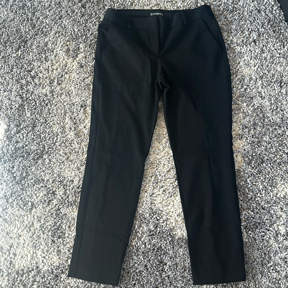 Express Women’s Columnist Ankle Mid Rise Dress Pants